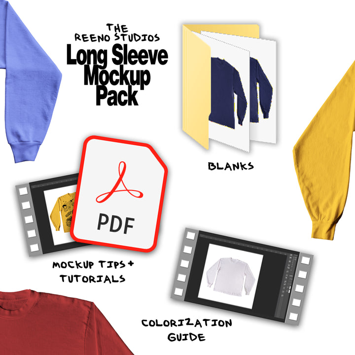 Long Sleeve Mockup Pack