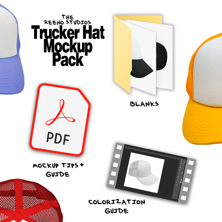 Trucker Hat Mockup Pack